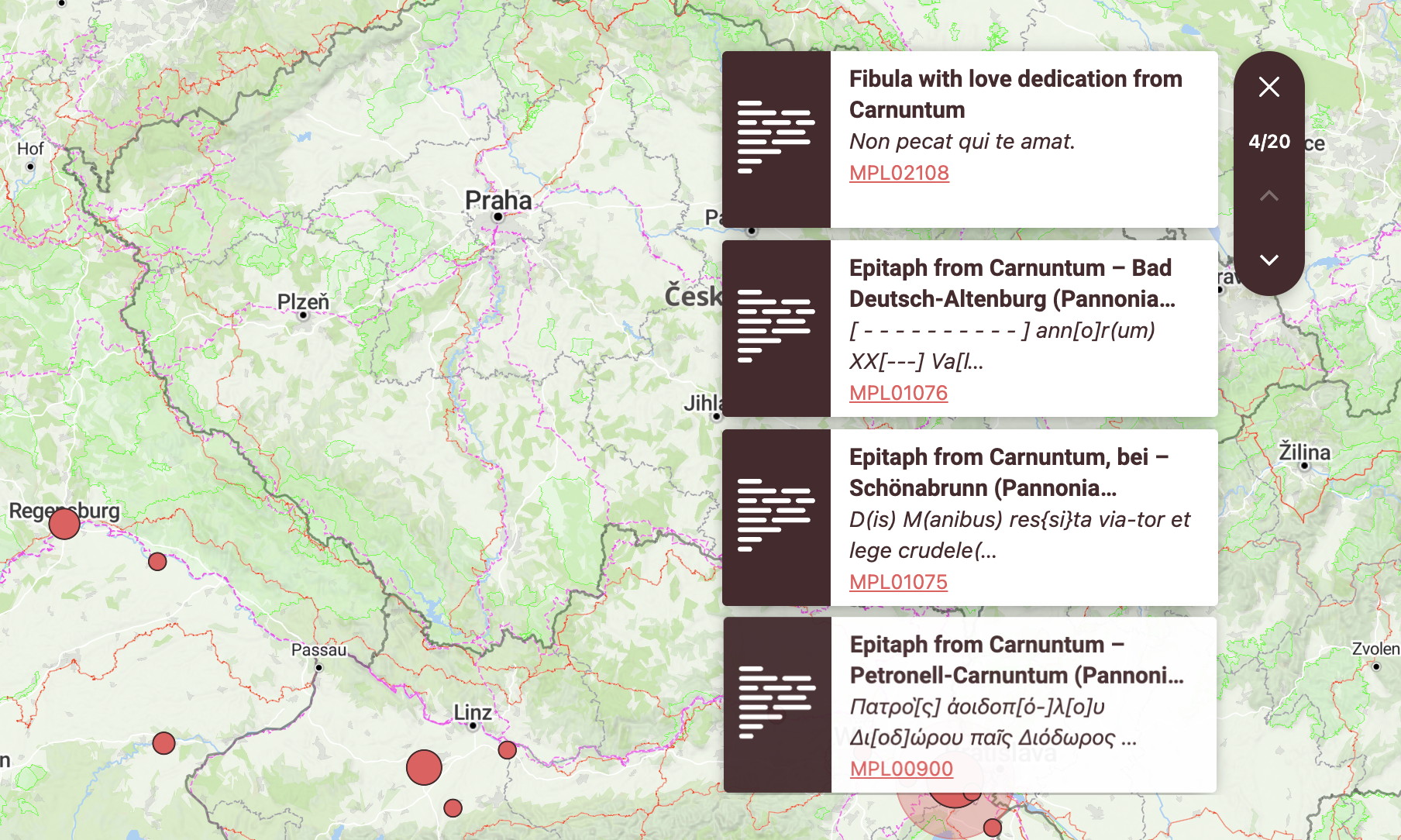 Mappola Inscriptions Map project thumbnail