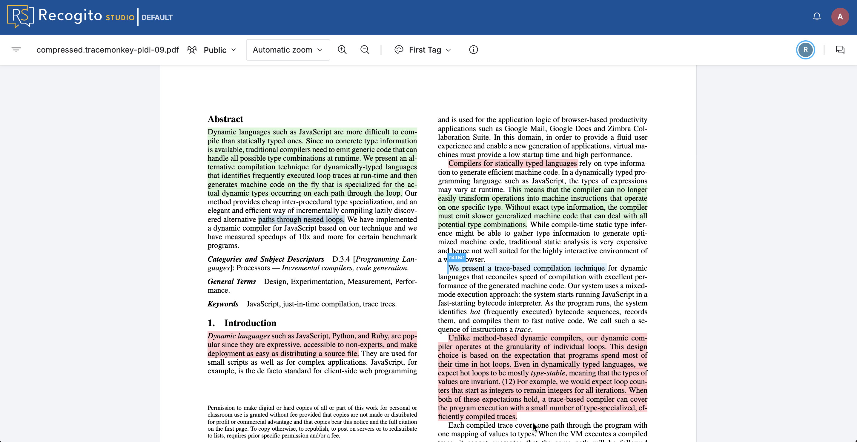 An annotated 2-column PDF document.